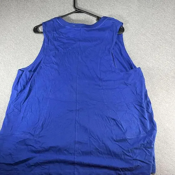 New W Tags Dicks Sporting Goods DSG Men's Blue Tank Top XXL Fits like Large/XL - Picture 5 of 5